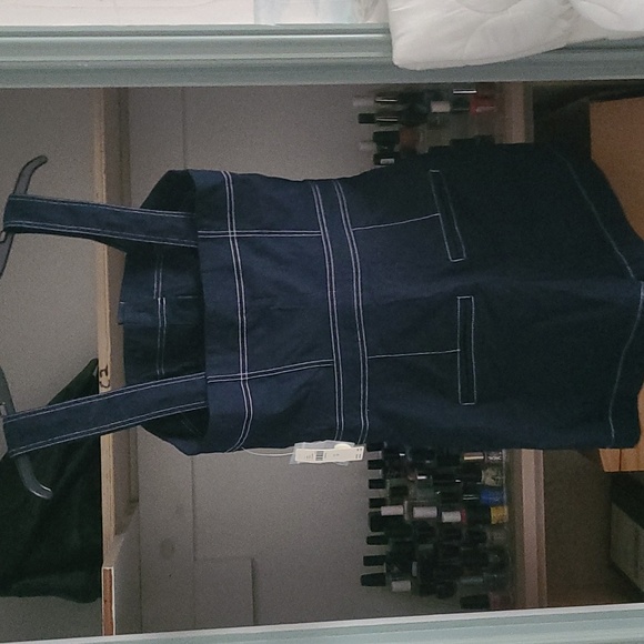 Maeve button up romper navy NWT SIZE 10 - Picture 4 of 6